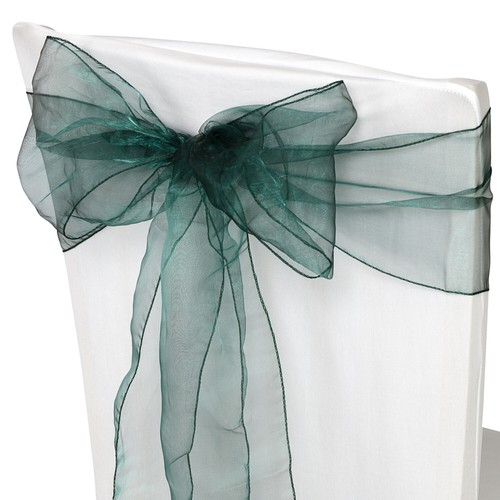Silla de organza de boda fajas ancho lazo completo para decoración de fiesta 1x-100x - Imagen 373 de 391