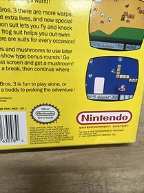 Super Mario Bros. 3 (Nintendo NES, 1990) con estuche y funda. Redmond 3 tornillos