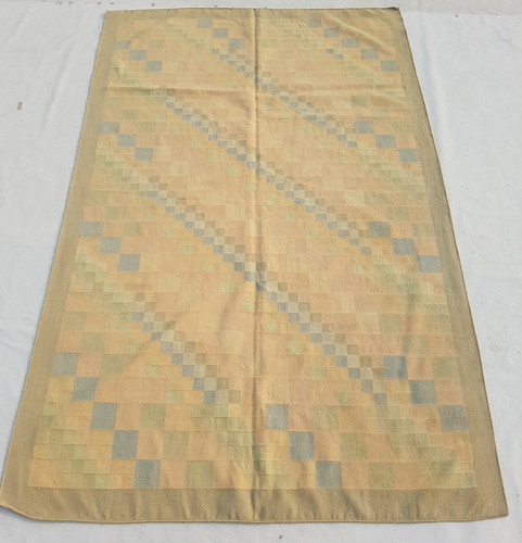 Vintage Traditional Handcrafted Geometric Kilim Rug for Home Décor 263x164 cm