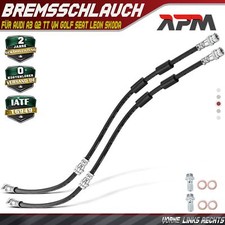 2x Bremsschlauch Vorderachse für Audi A3 Q2 TT VW Golf Seat Leon Skoda Superb 3
