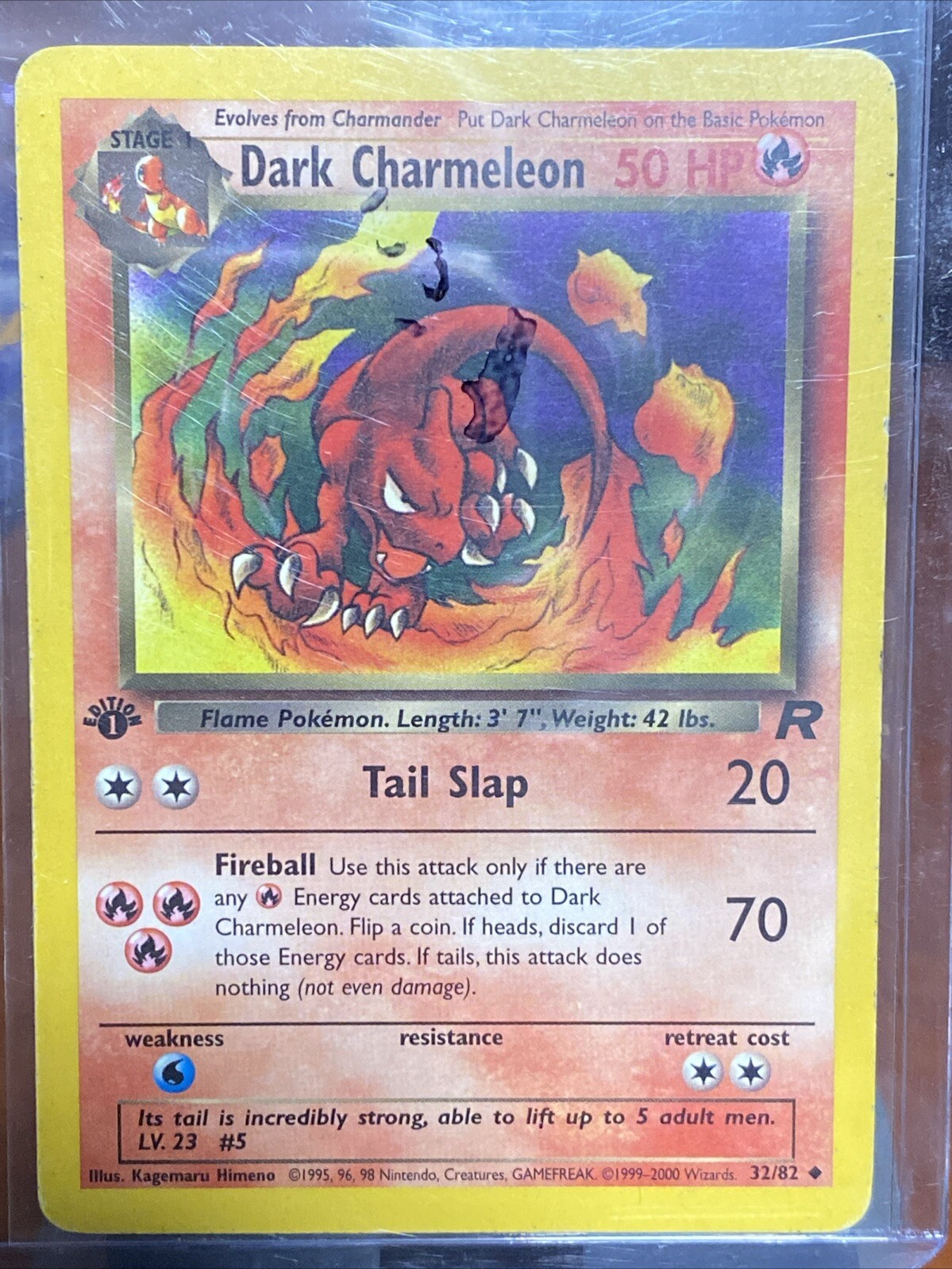 1st Edition Dark Charmeleon 32/82 - Team Rocket - Near Mint