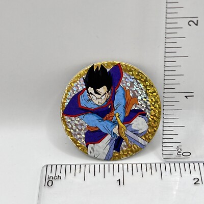 Dragon Ball Z Son Gohan Maru Menko Kira Card Amada Vintage Antique