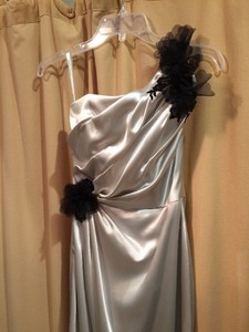 Silver Satin Dresses eBay