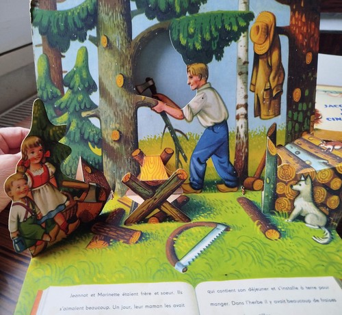 LA CHAUMIERE DE PAIN D’EPICE POP-UP ENFANTS KUBASTA 1957 - Foto 2 di 7