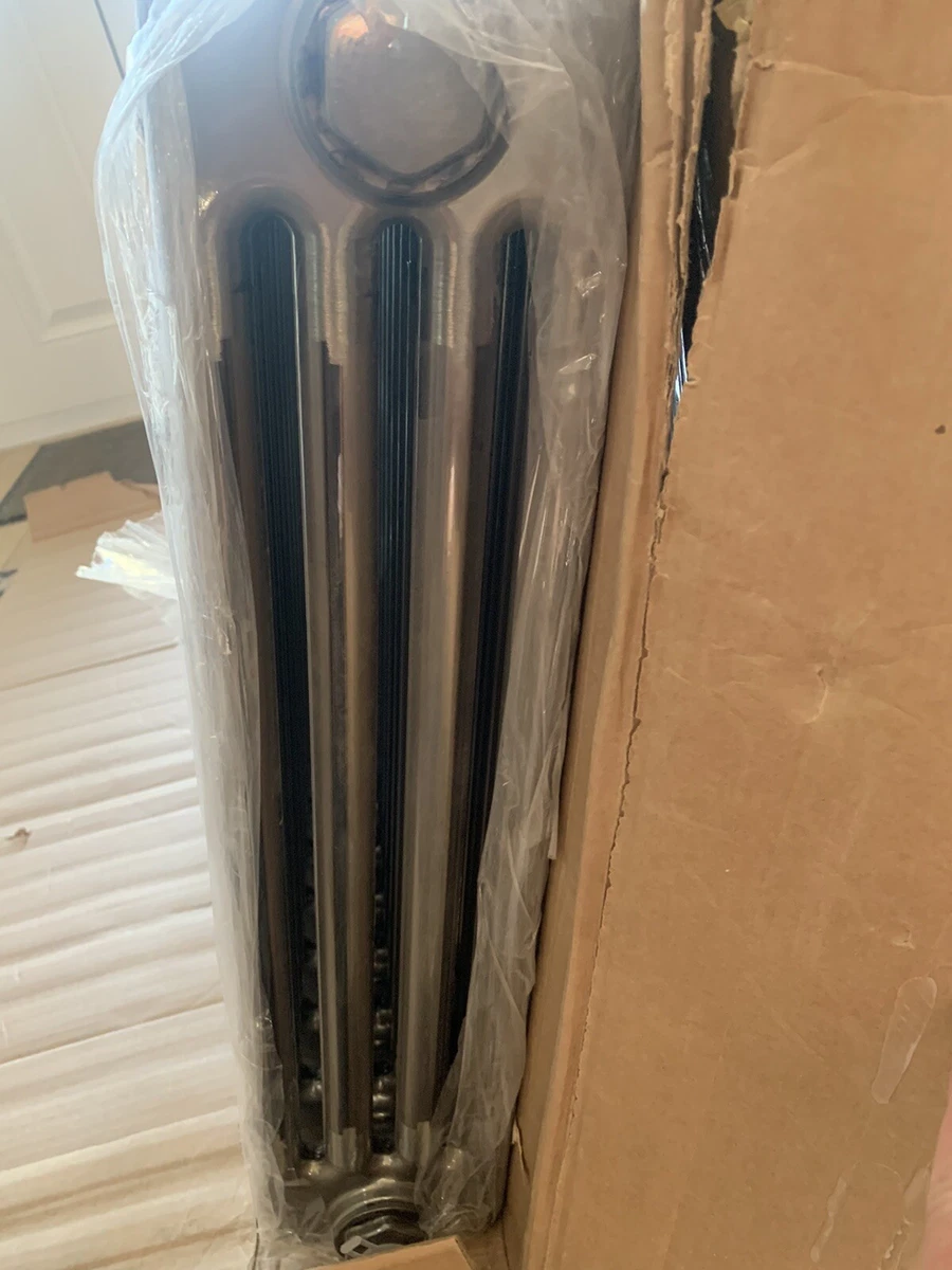 Bu0026amp;Q Acova Raw metal 4 Column Radiator, W1226 x H600mm. New | eBay