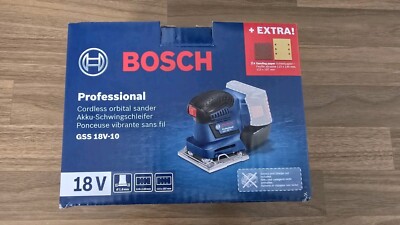 Bosch Professional 18V System Akku Schwingschleifer GSS 18V-10 VERSIEGELT
