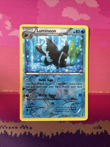Pokemon Card Lumineon Phantom Forces Reverse Holo Uncommon 19/119 Near Mint