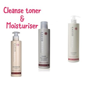 cleanser toner and moisturiser