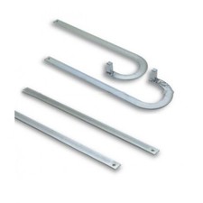 TNA6 COPPIA BRACCI CURVI TELESCOPICI MOTORE PORTA GARAGE TEN NICE