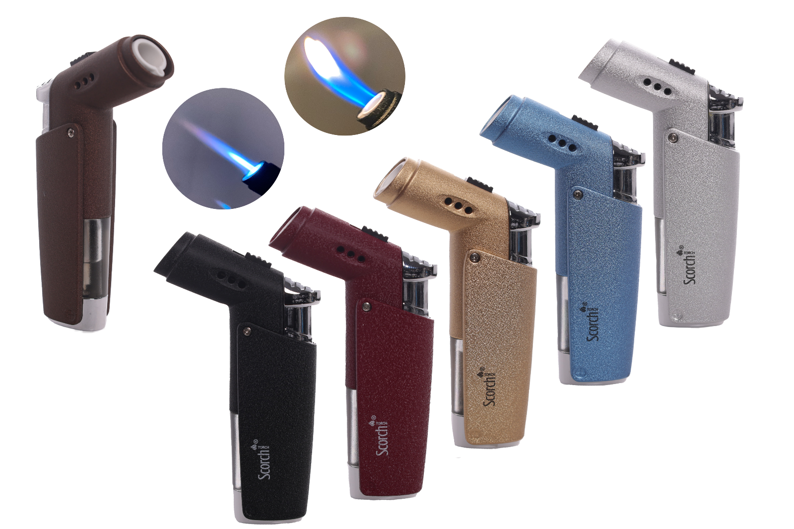 Scorch Torch Single Torch&amp;Regular Flame 45 deg Torch Lighter