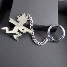 Porte-clés en acier inoxydable porte-clés ICP Juggalo Hatchetman RPG breloque pendentif