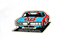 1971 STP RICHARD PETTY VINTAGE DODGE CHARGER NASCAR DAYTONA STICKER DECAL NOS