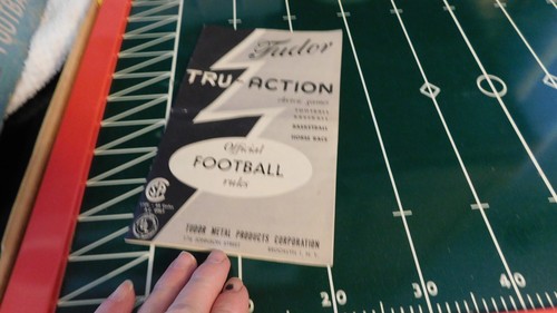 25-682 Tudor 50s-60s Vint Tru-Action Electric Football Game No. 500 Tested Boxed - Picture 5 of 8
