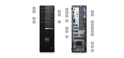 DELL Optiplex 7080 MT Business Desktop Core i9 MINI TOWER 730 8GB RAM 730 t - Picture 3 of 11