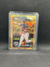 2024 Topps Chrome Sapphire Gold #01/50 Alex Call Nationals