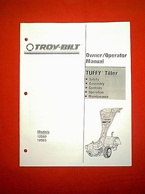 troy bilt tuffy owners manual