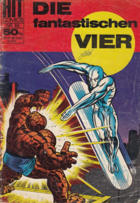 Hit Comics Nr 20 Die fantastischen Vier Bildschriften Verlag 1967 mit Namor
