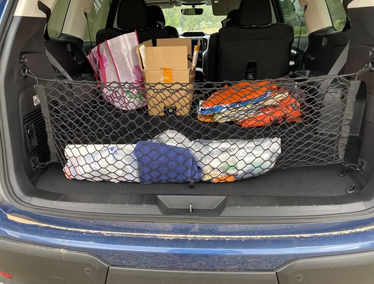 Rear Trunk Envelope Style Mesh Cargo Net For TOYOTA GRAND HIGHLANDER 2024-2025 E - Foto 12