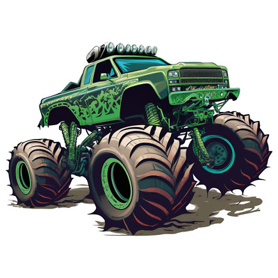 Autoaufkleber Sticker Monstertruck Aufkleber