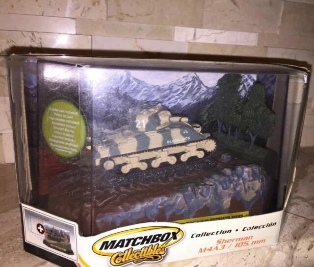 Acero Prensado Matchbox tanques y vehículos militares diecast