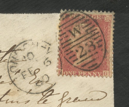GB QV PENNY REDS DUPLEX CANCELS SPOONS + Other POSTMARKS COVERS ..PRICED SINGLY - Picture 63 of 79