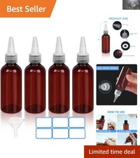Durable 30ml Reusable Essential Oil Bottles with Labels - Perfect for Travel