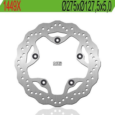 FRONT - REAR BRAKE DISC SYM MAXSYM TL E4 500 2020 6591449X#28