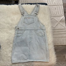 Denim jumper dress- VINTAGE GUESS size 14
