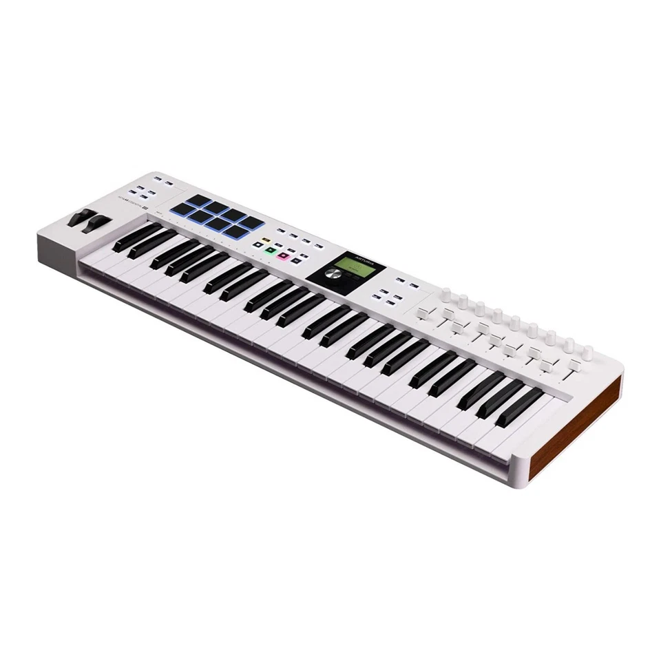 Arturia KeyLab Essential 49 mk3 MIDI Keyboard Controller White for Stage Use - Image 3 of 4