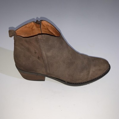 Marroqui Sanchez Suede Ankle Booties Size 7.5 Brown Suede 19040 Western EU 38
