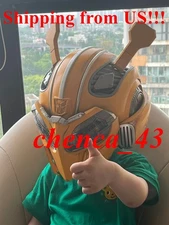 US Now!!! Killerbody 1:1 Bumblebee Mask LED Light Transform Cosplay Props w/ Box