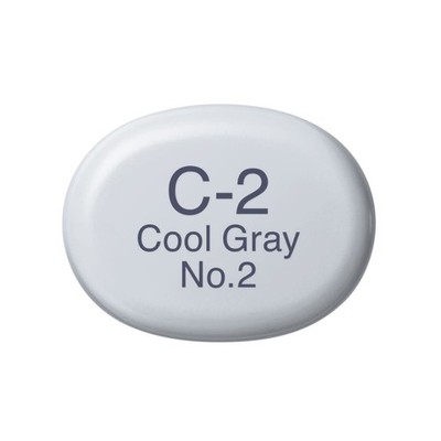 Copic Sketch C2 cool gray Layoutmarker mit Pinsel- und Keilspitze