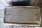 antique primitive original smoke paint slide top candle box early 19th c 8x14x6 — photo 6