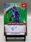 2025 Bowman Best University Football Green Mini-Diamond Refractor Kevin Jennings #BOA-KJ