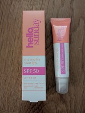 Image of Hello Sunday The One for Your Lips SPF50 Lip Balm (15ml) Brand New, Boxed