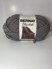 Yarnspirations BERNAT BLANKET "Dark Grey" 10044, 220yds/201m 10.5oz/300g Yarn