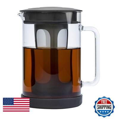 Primula Pace Cold Brew Iced Coffee Maker Durable Glass Pitcher And Airtight Lid