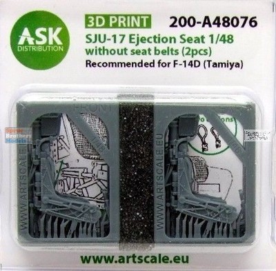 ASKA48076 1:48 ASK/Art Scale SJU-17 Ejection Seat Set without Seatbelts [for