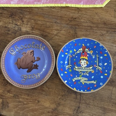 NEW Harry Potter Bertie Botts Every Flavour Beans Chocolate Frog Plates