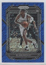 2022-23 Panini Prizm FOTL Blue Shimmer /35 Blake Wesley #264 Rookie RC