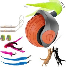 Speedy Tail 2.0 Cat Toy Feather Wand Teazys Turbo