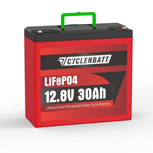 12V 30Ah LiFePO4 Battery, 5000+ Deep Cycle Lithium Batteries Built-in 20A BMS...