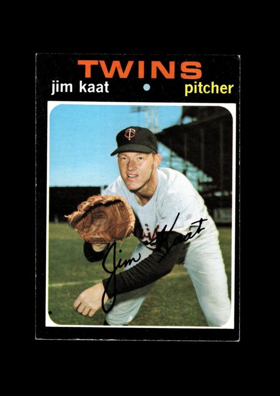 1971 Topps Set-Break #245 Jim Kaat EX-EXMINT *GMCARDS*