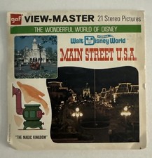 View-Master WALT DISNEY WORLD MAIN STREET USA H21 - 3 Reel Set V4