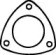 EXHAUST PIPE GASKET OUTLET 80147 WALKER 2PCS NEW OE REPLACEMENT - Picture 2 of 5