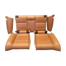 2009 Bmw 335i Rear Seat Saddle Brown Leather Complete Convertible Factory Oem