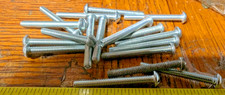 BUILDERS LOT 18 NON nickel PLATE A.C. GILBERT ERECTOR SET 1 1/2" SCREWS