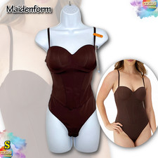 NWT Maidenform Women's S Firm Control Tummy-Shaping Multiway Bodysuit DMS131