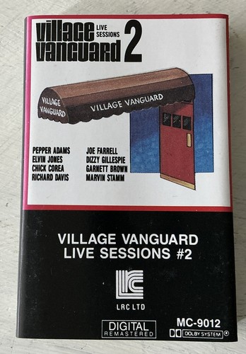 Village Vanguard Cassette Live Sessions #2 1990 Jazz RARE MC-9012 Great EX