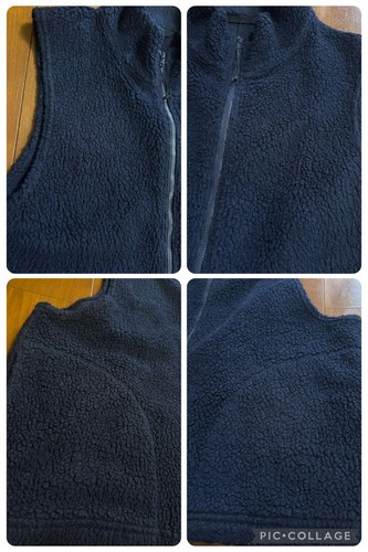 Engineered Garments High Mock Knit Vest Navy Polyester Basic Jacket Size M - Picture 15 of 24